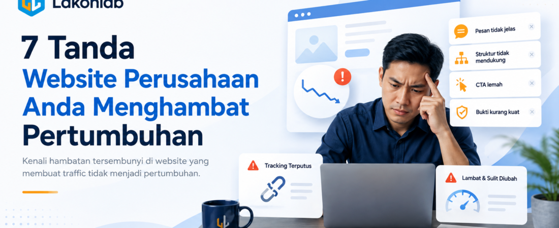 7 Tanda Website Perusahaan Anda Menghambat Pertumbuhan